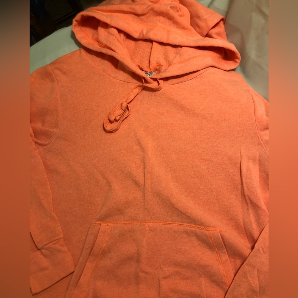 Bright Orange lightweight hoodie